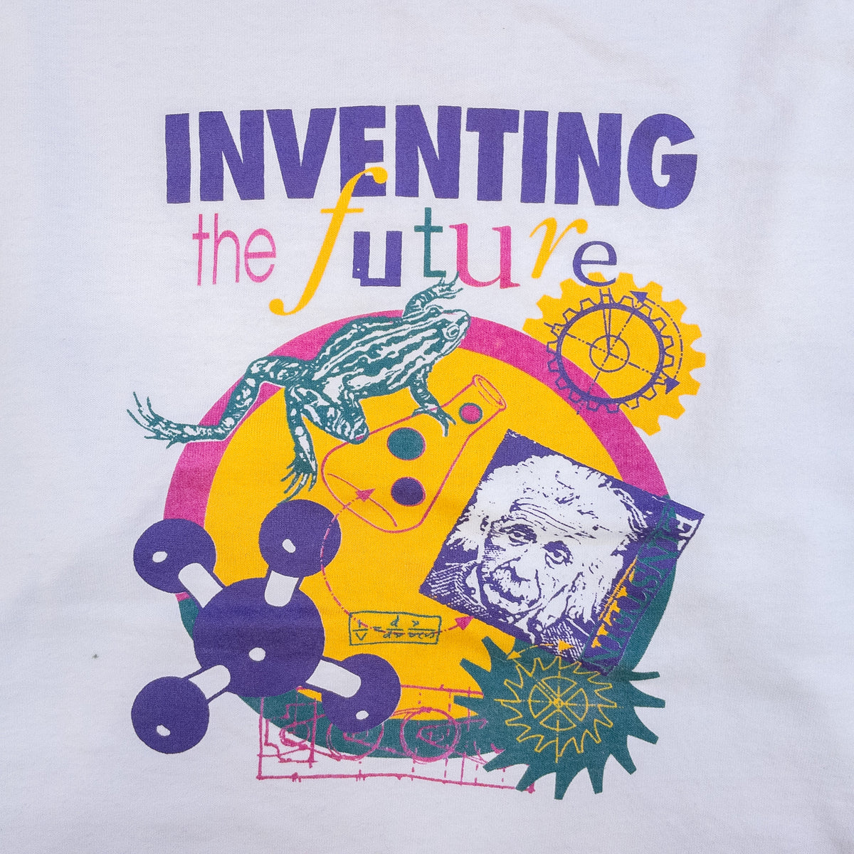 [メンズL] 90年代 Fruit of the Loom/フルーツオブザルーム Tシャツ サイエンスイベント プロモーションT