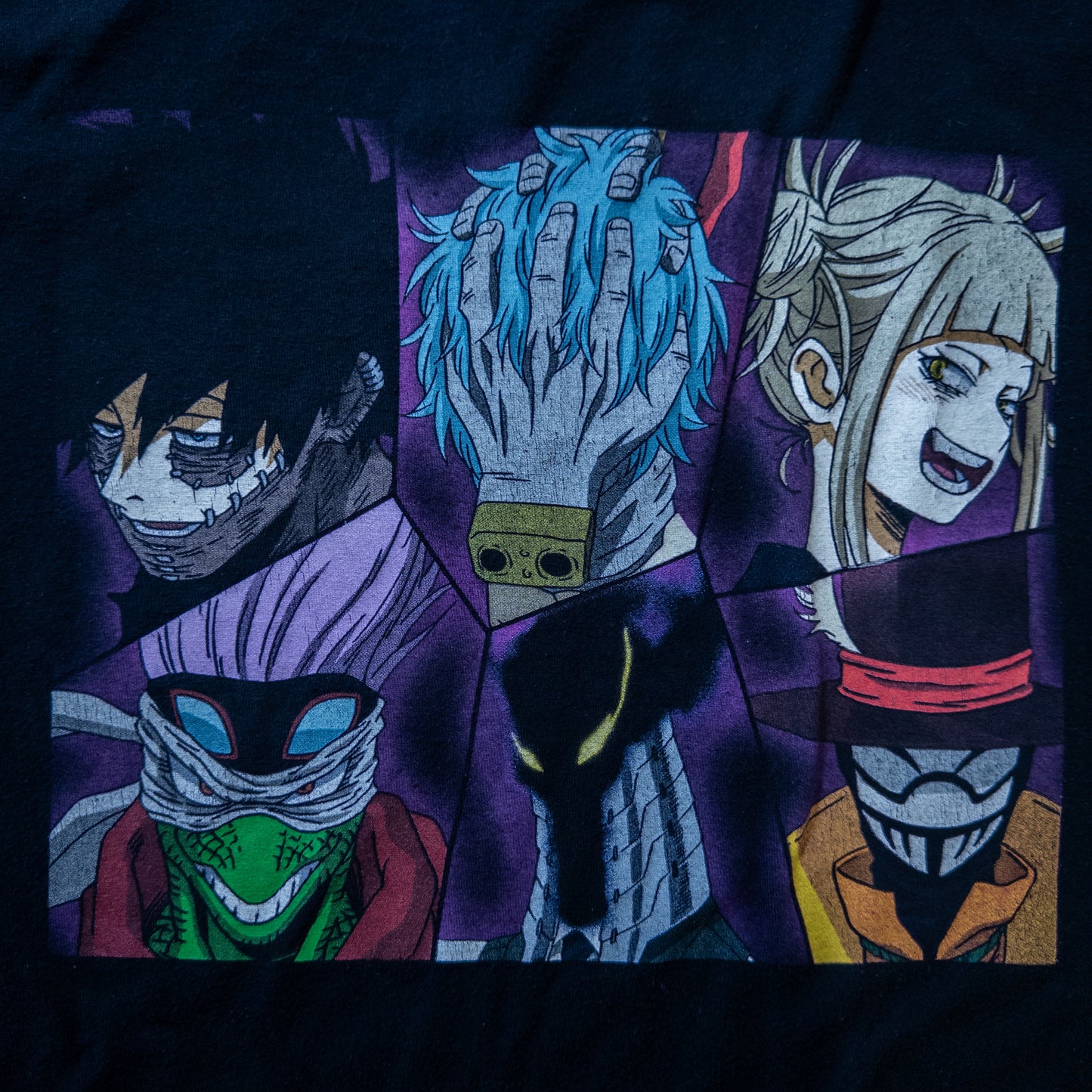 [メンズM] 00年代 Tシャツ アニメT 僕のヒーローアカデミア ヴィラン連合