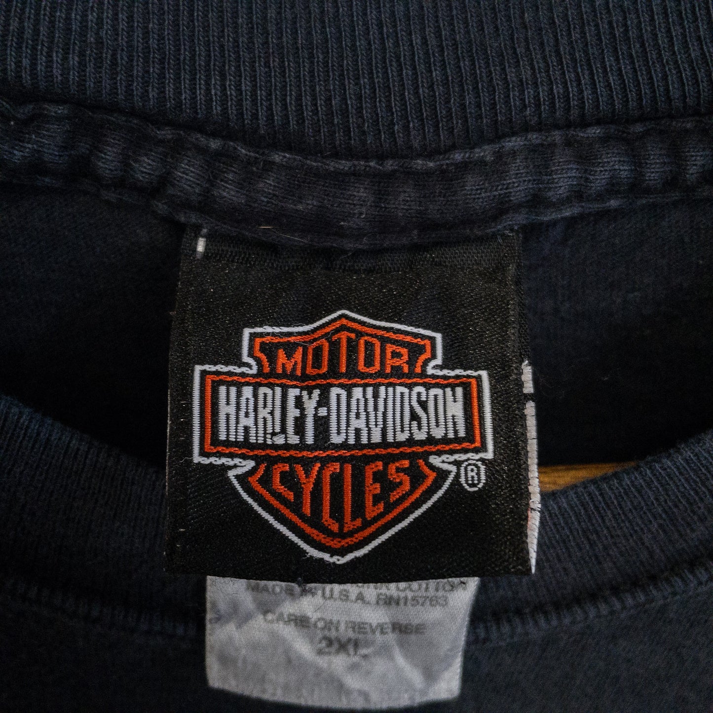 [メンズXL] 00〜10年代 Harley-Davidson/ハーレーダビッドソン Tシャツ ポケットロゴプリント