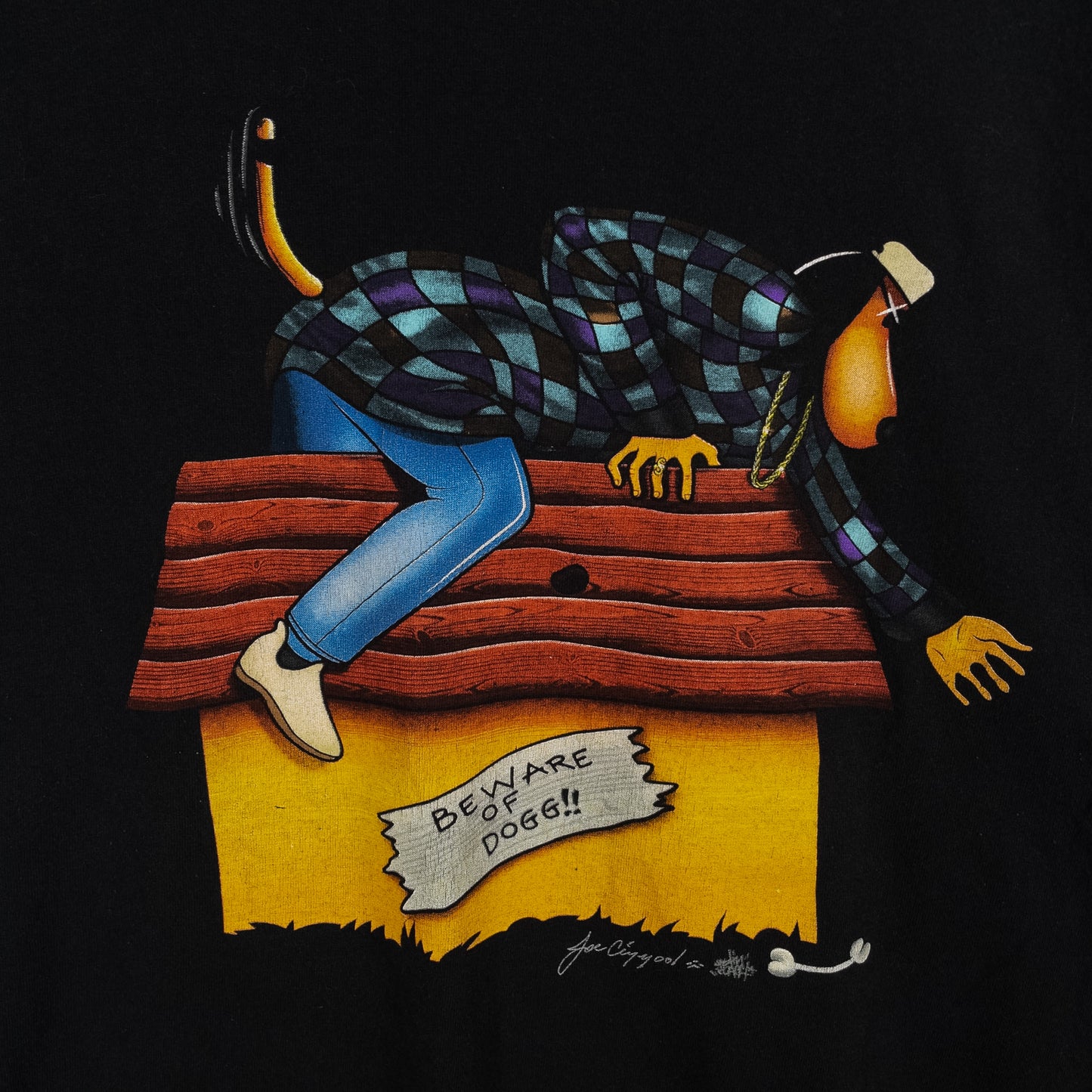[メンズM] 00年代 JOE COOL Tシャツ Snoop Dogg スヌープドッグ ラップT