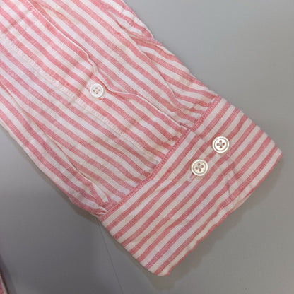 [メンズM] 00年代 Brooks Brothers/ブルックスブラザーズ リネン ストライプ REGENT