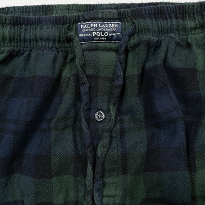 [メンズXL] 00年代 Polo Ralph Lauren/ポロラルフローレン スウェットパンツ パジャマパンツ スリーピングパンツ ブラックウォッチ
