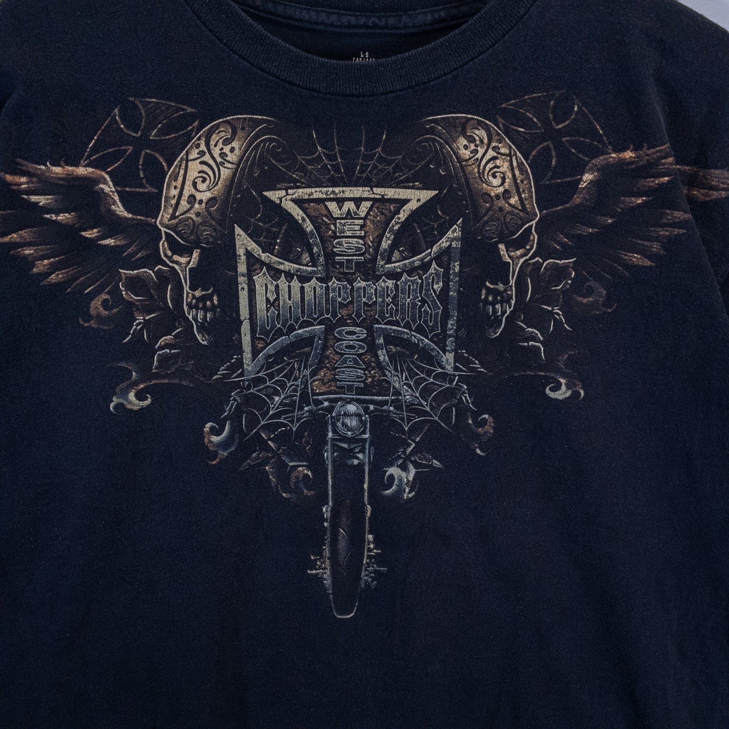 Tシャツ L ブラック プリント West Coast Choppers/ウエストコーストチョッパーズ