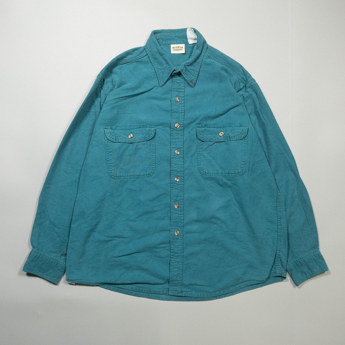 [メンズXL] 90年代 FIVEBROTHER/ファイブブラザー ネルシャツ シャモアクロスシャツ