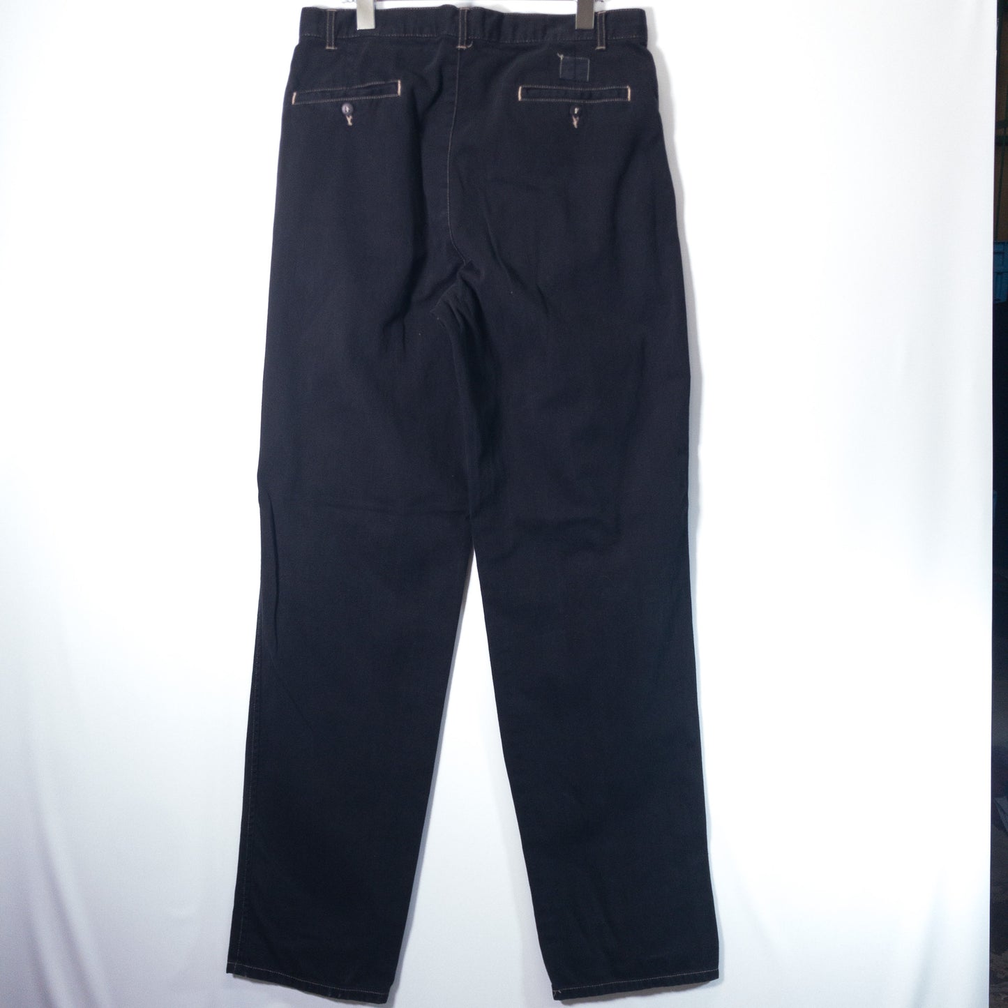 [メンズW33] 90〜00年代 Polo by Ralph Lauren/ポロバイラルフローレン チノパン 黒染め