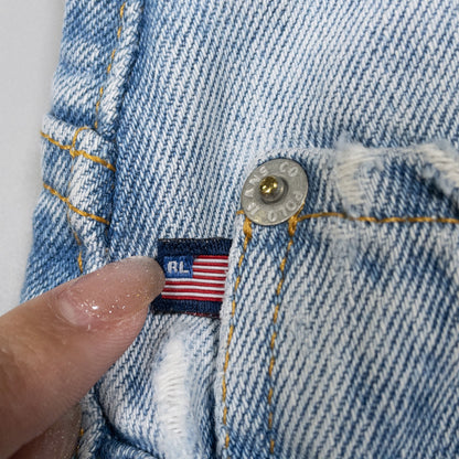 [メンズW32] 90〜00年代 POLO JEANS COMPANY/ポロジーンズカンパニー デニム ジーンズ LOOSE 星条旗