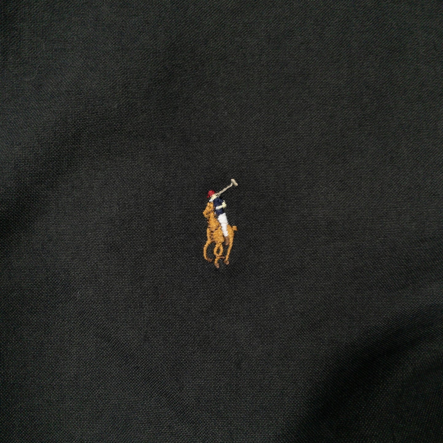 [メンズXXL] 90〜00年代 Ralph Lauren/ラルフローレン 長袖シャツ CLASSIC FIT 黒染め