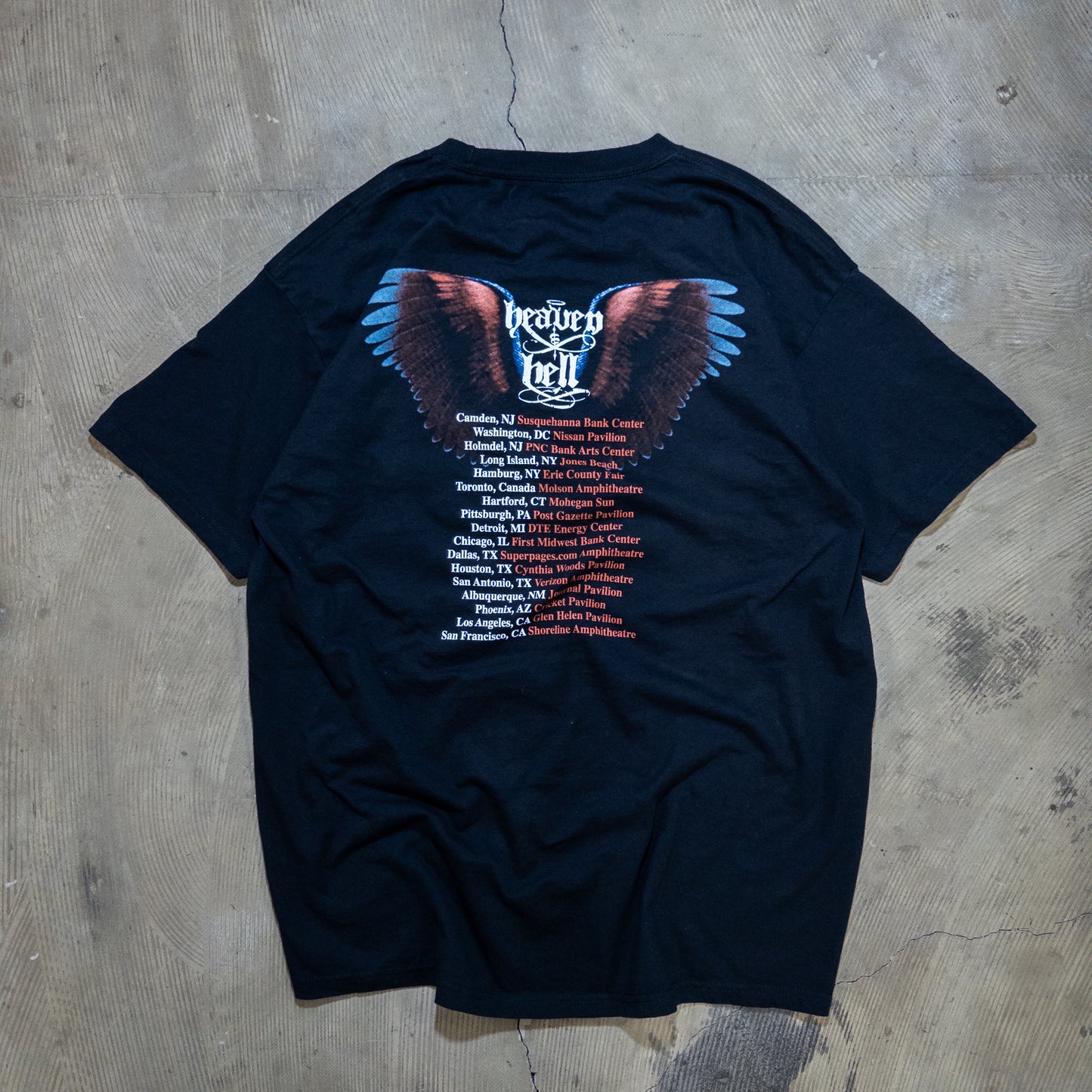 [メンズM] 00年代 Hanes/ヘインズ Tシャツ バンドＴ Black Sabbath Heaven and Hell バンT