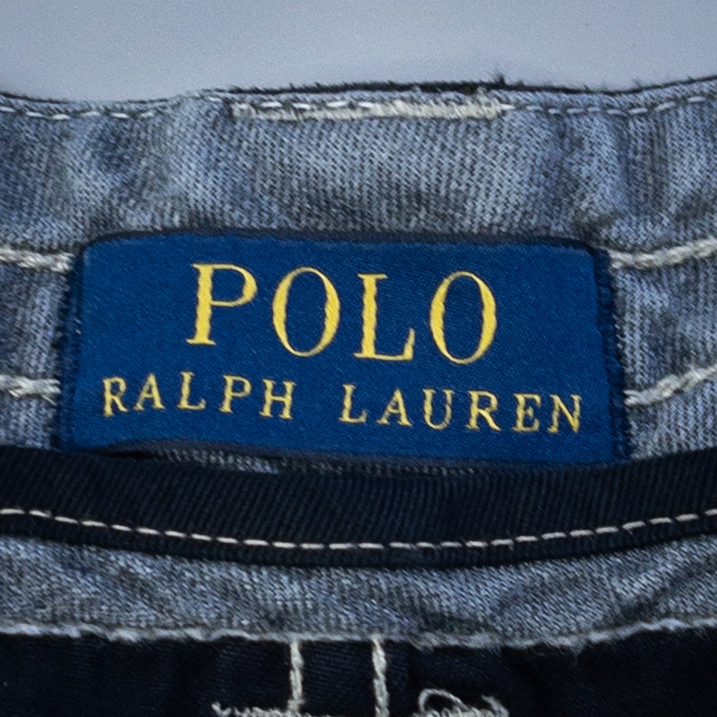 [メンズW41] 00年代 Polo Ralph Lauren/ポロラルフローレン ショートパンツ カーゴショーツ 黒染め