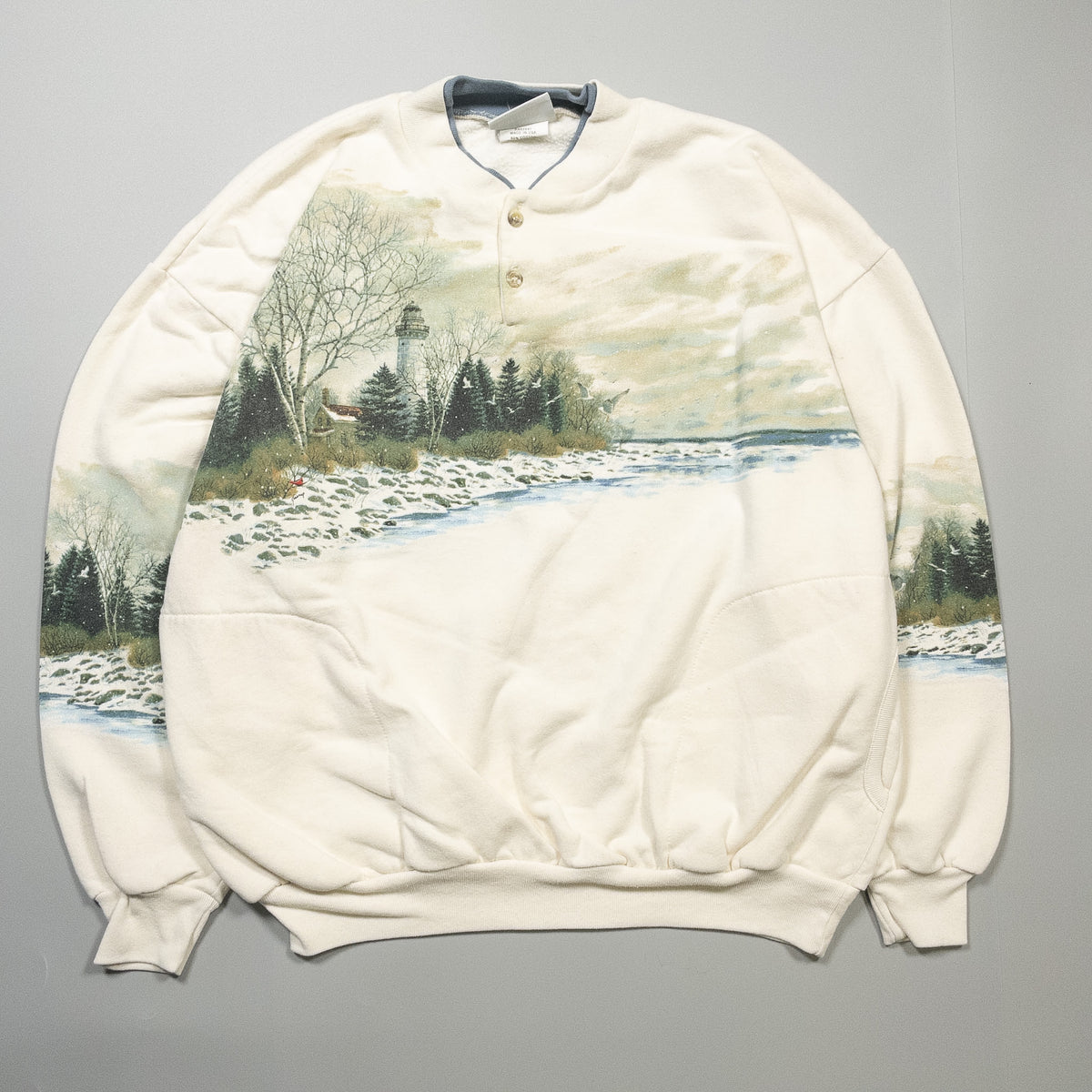 [メンズXL] 90年代 NATIONAL WILDLIFE FEDERATION スウェット トレーナー USA製 アート
