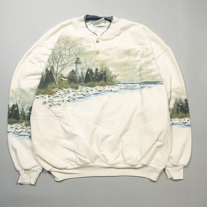 [メンズXL] 90年代 NATIONAL WILDLIFE FEDERATION スウェット トレーナー USA製 アート