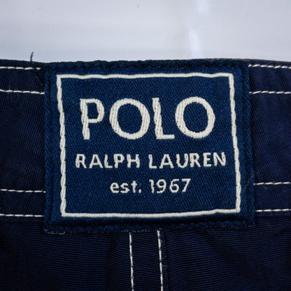 [メンズW34] 90年代 POLO SPORT/ポロスポーツ ショートパンツ・ハーフパンツ ナイロンショーツ ハイビスカス