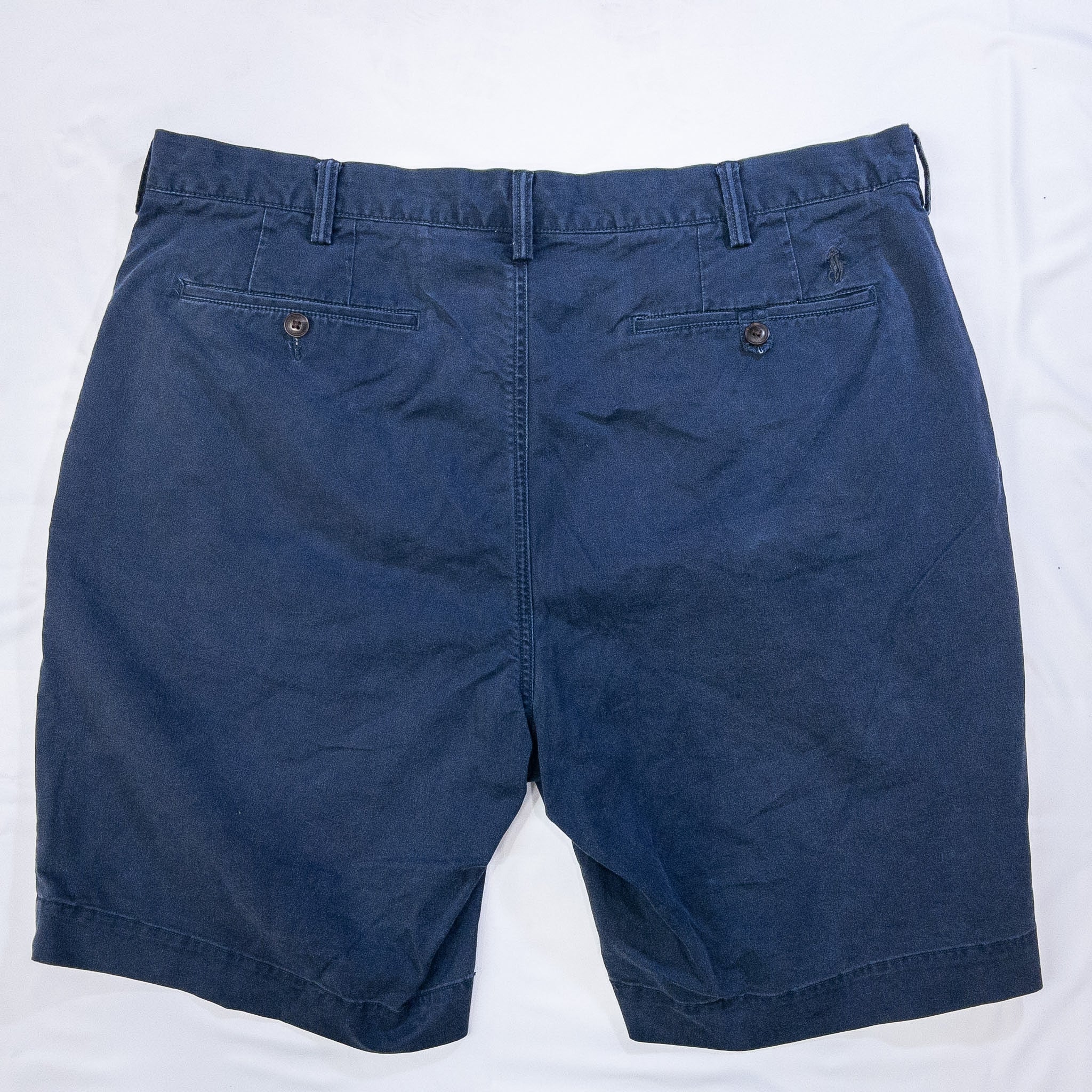 チノショーツ W38 ネイビー ストレッチクラシックフィット Polo Ralph