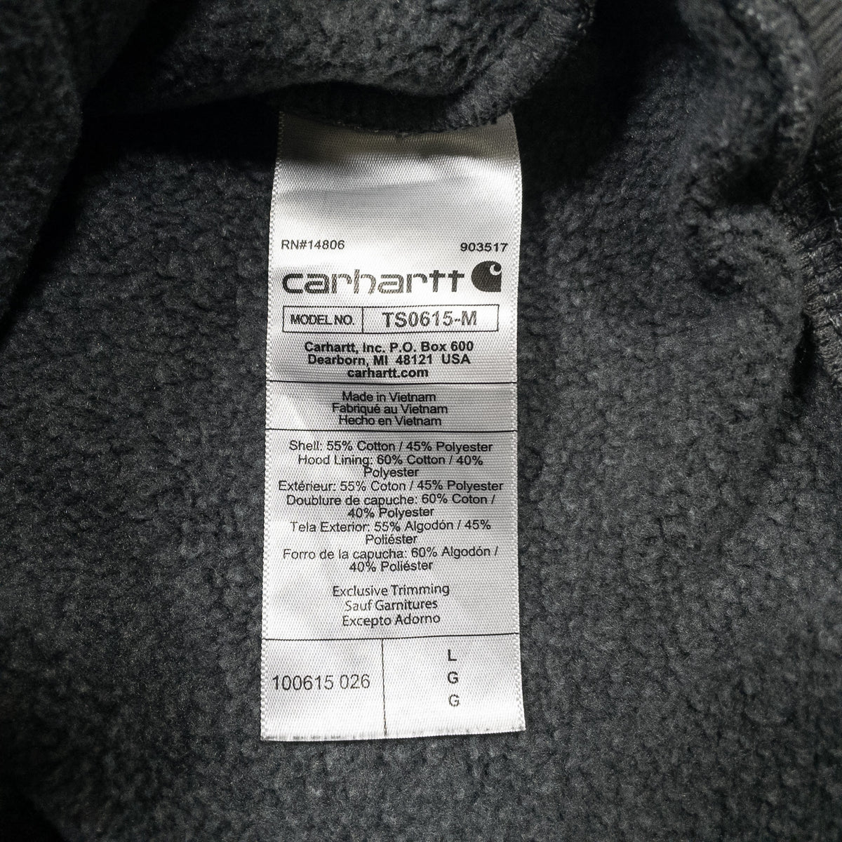 [メンズXXL] 00年代 Carhartt/カーハート パーカー 企業ロゴ