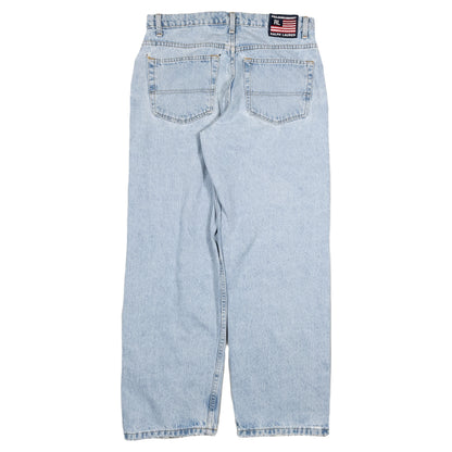 [メンズW32] 90〜00年代 POLO JEANS COMPANY/ポロジーンズカンパニー デニム ジーンズ LOOSE 星条旗