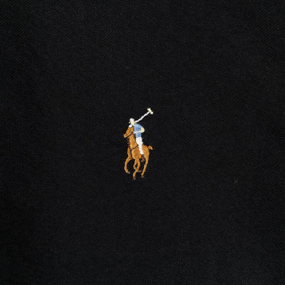 [メンズXL] 00年代 Ralph Lauren/ラルフローレン 長袖シャツ TRIM FIT YARMOUTH 黒染め