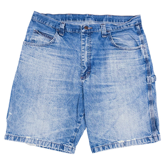 [メンズW38] 00年代 Wrangler/ラングラー ショートパンツ デニムショーツ ペインターショーツ