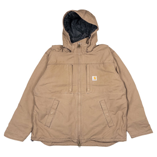 [メンズXXL] 00年代 Carhartt/カーハート フルスイング 中綿 フードジャケット