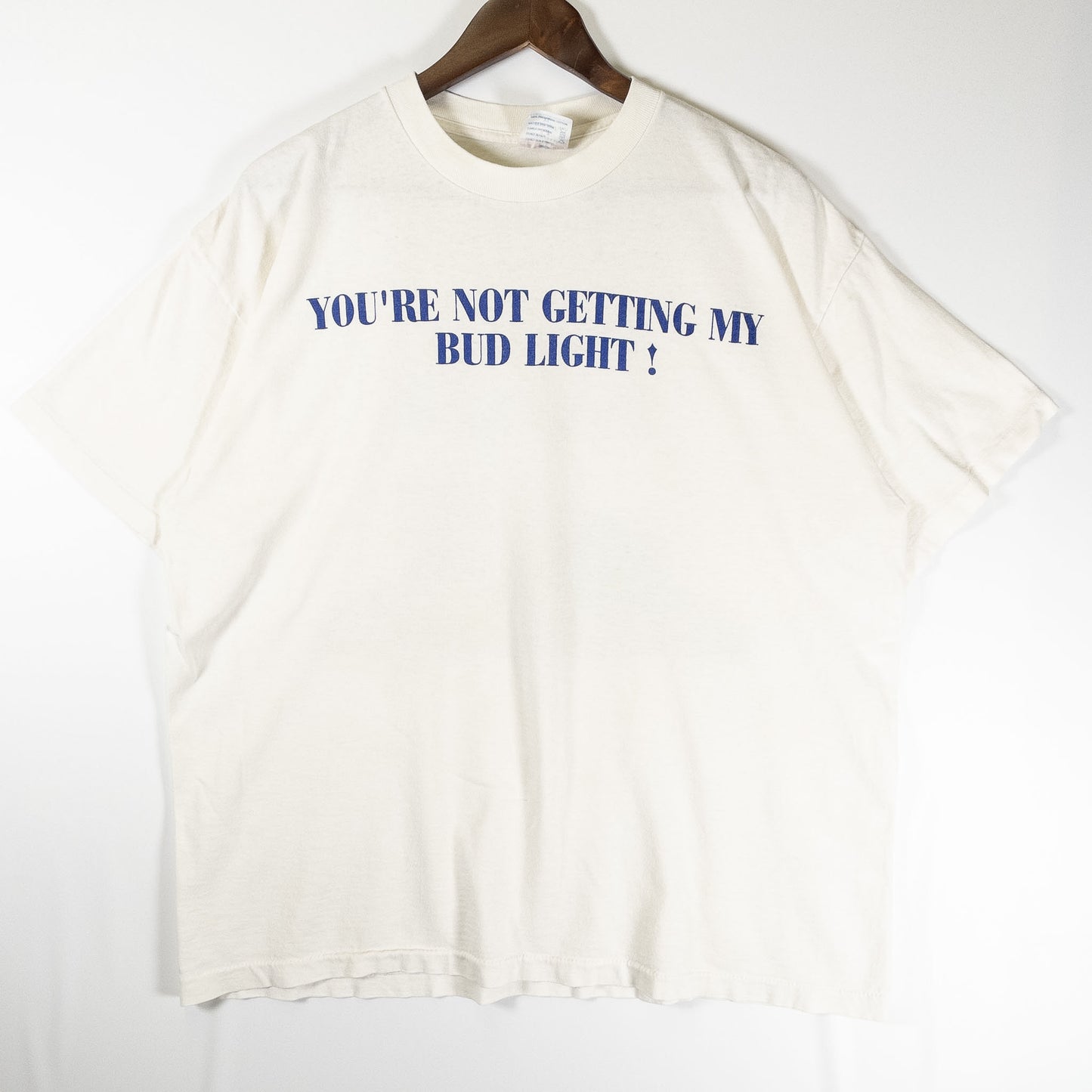 [メンズXL] 90年代 SOF Tee Tシャツ BUD LIGHT アドバタイジングT 企業T