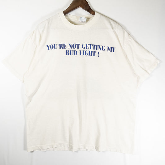 [メンズXL] 90年代 SOF Tee Tシャツ BUD LIGHT アドバタイジングT 企業T