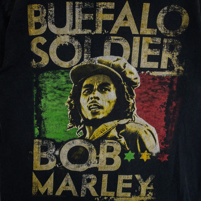 Bob Marley ボブ・マーリー Tシャツ M ブラック プリント ZION/ザイオン