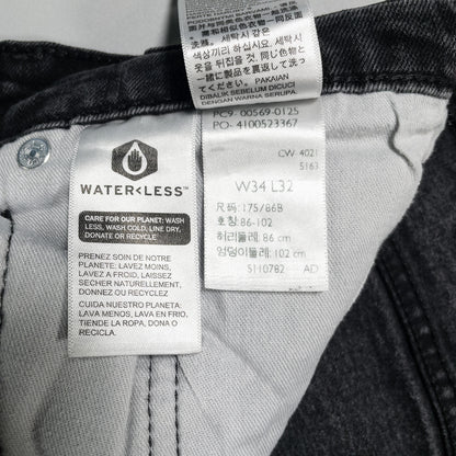 [メンズW34] 00年代 Levi's/リーバイス デニム ジーンズ 569 黒染め