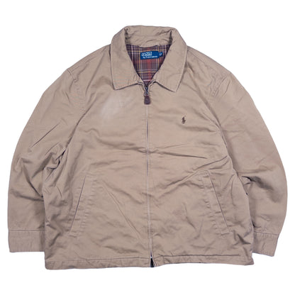 [メンズXXL] 90〜00年代 Polo by Ralph Lauren/ポロバイラルフローレン スイングトップ 裏地チェック スポーツジャケット