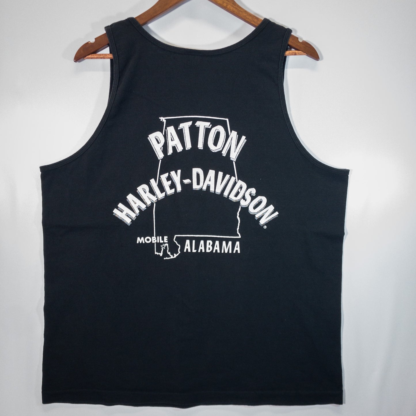 [メンズL] 90年代 Fruit of the Loom/フルーツオブザルーム ノースリーブシャツ/タンクトップ ハーレーT Harley-Davidson ハーレーダビッドソン