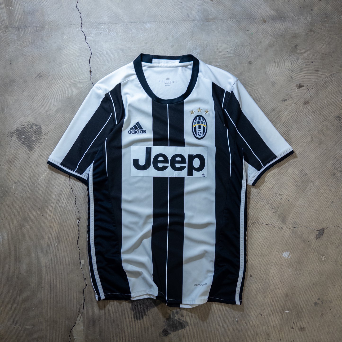 [メンズS] 00年代 adidas/アディダス ゲームシャツ サッカーユニフォーム Juventus ユベントス