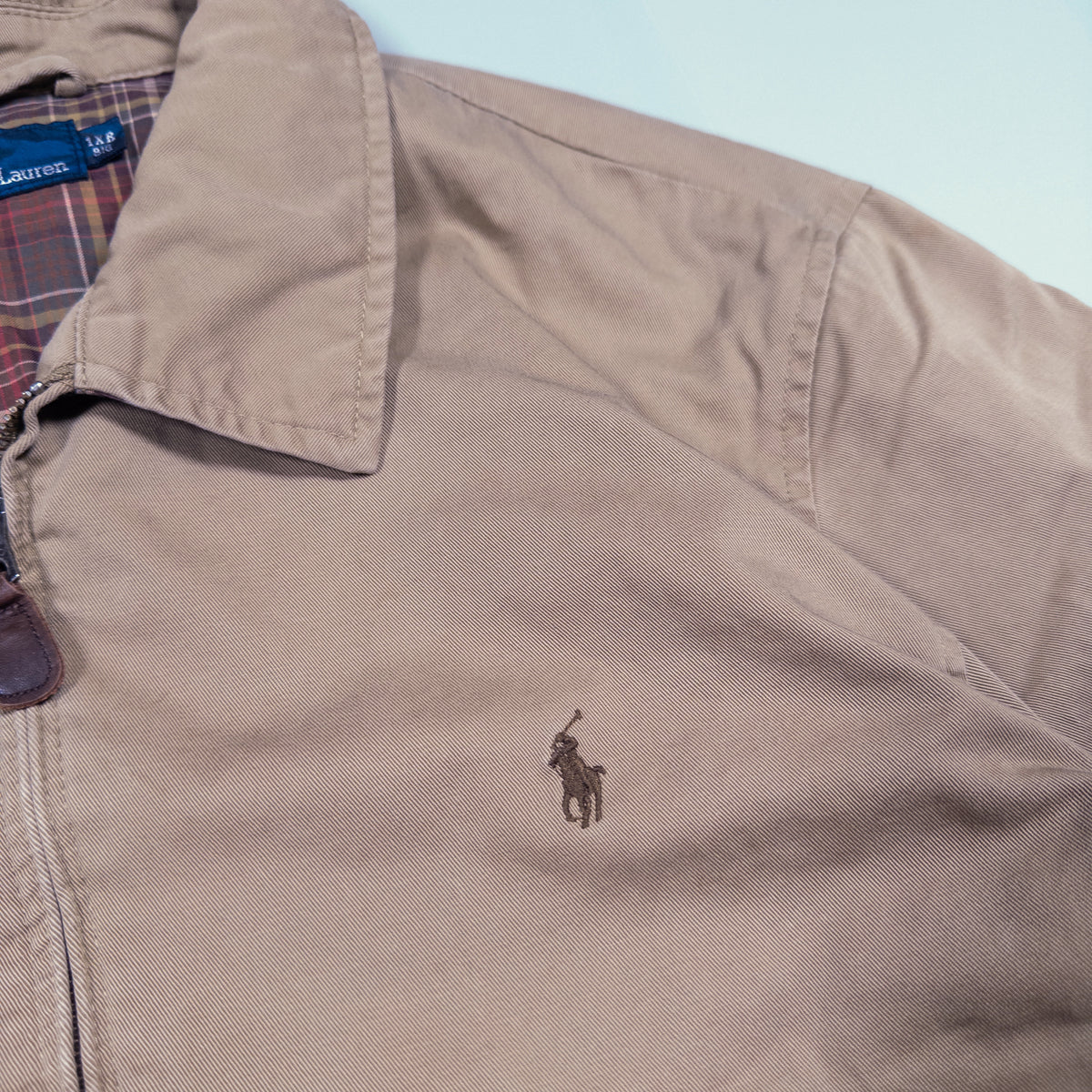 [メンズXXL] 90〜00年代 Polo by Ralph Lauren/ポロバイラルフローレン スイングトップ 裏地チェック スポーツジャケット