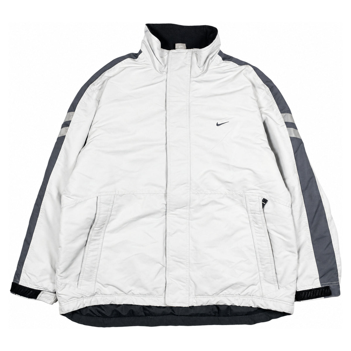 [メンズ3XL] 00年代 Nike/ナイキ ジャンパー・ブルゾン 裏フリース フルジップ ビッグサイズ