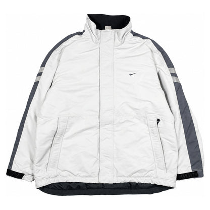[メンズ3XL] 00年代 Nike/ナイキ ジャンパー・ブルゾン 裏フリース フルジップ ビッグサイズ