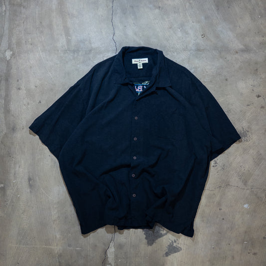 [メンズ3XL] 90年代 Tommy Bahama/トミーバハマ アロハシャツ・かりゆしウェア バック刺繍 開襟シャツ