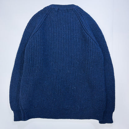 [メンズL] 90年代 aran crafts/アランクラフト ニット セーター フィッシャーマン リブニット