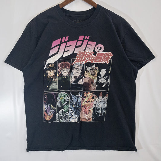 [メンズL] 00〜10年代 Tシャツ ジョジョの奇妙な冒険 アニメT キャラクターT