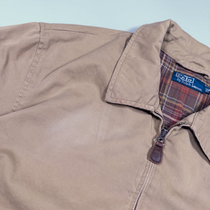 [メンズXXL] 90〜00年代 Polo by Ralph Lauren/ポロバイラルフローレン スイングトップ 裏地チェック スポーツジャケット