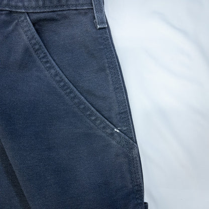 [メンズW35] 90年代 Carhartt/カーハート ショートパンツ ワークショーツ USA製 ダック地