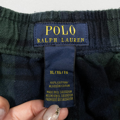 [メンズXL] 00年代 Polo Ralph Lauren/ポロラルフローレン スウェットパンツ パジャマパンツ スリーピングパンツ ブラックウォッチ