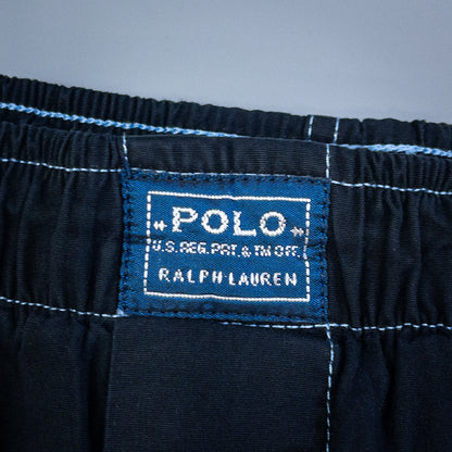 [メンズM] 00年代 Polo Ralph Lauren/ポロラルフローレン イージーパンツ スリーピングパンツ パジャマパンツ 黒染め