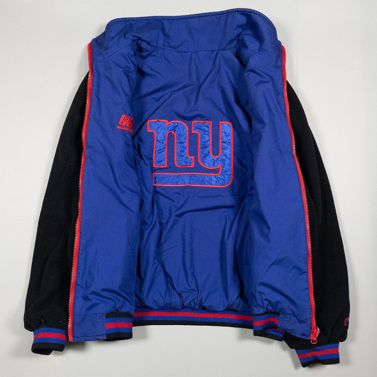 [メンズXL] 90〜00年代 NFL ジャンパー・ブルゾン NY GIANTS リバーシブルジャケット