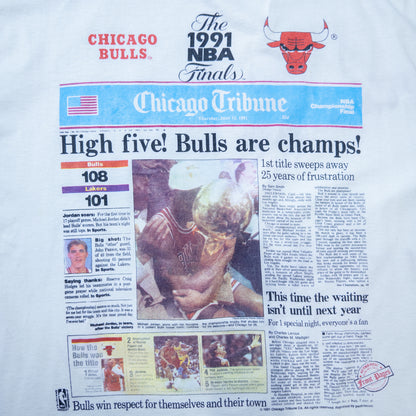 [メンズM] 90年代 Screen Stars/スクリーンスターズ Tシャツ NBA シカゴブルズ チームTシャツ