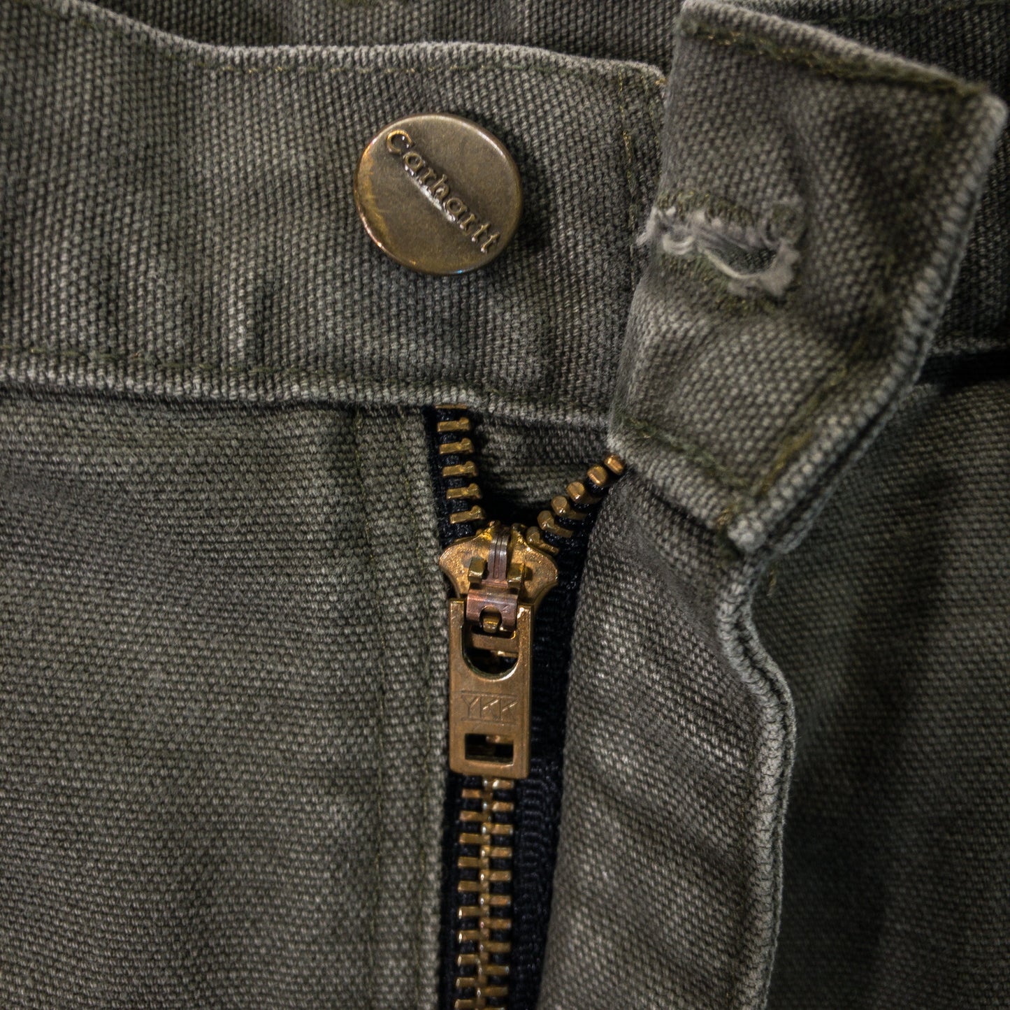 ワークショーツ W32 ダック地 カーキ Carhartt/カーハート