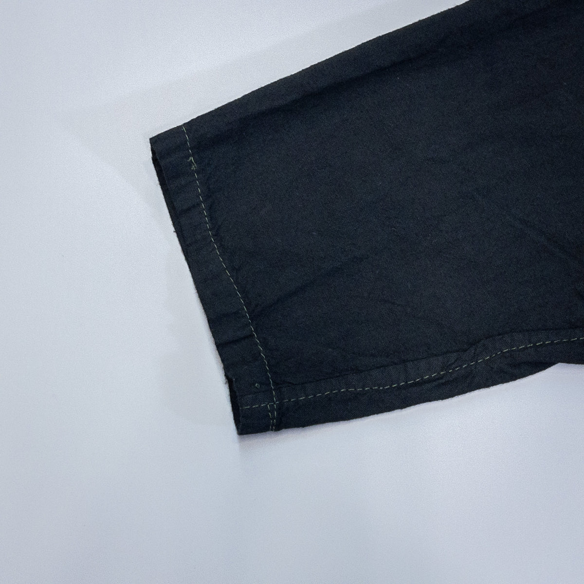 [メンズXXL] 80年代 長袖Tシャツ ソ連軍 スリーピングシャツ リネン 黒染め