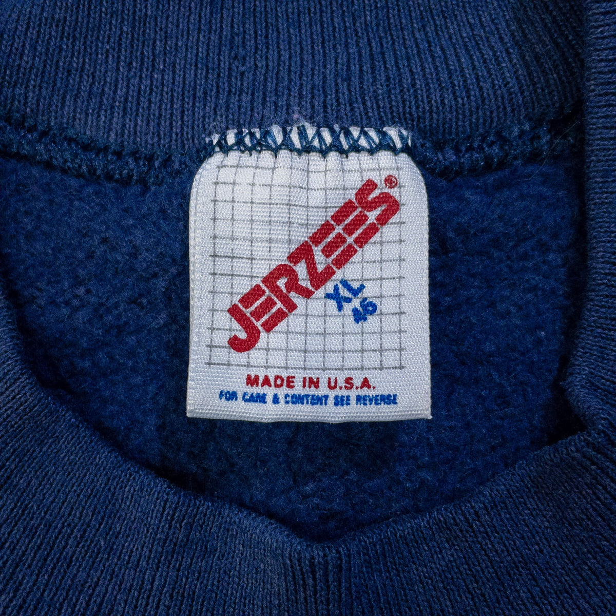 [メンズL] 80〜90年代 JERZEES/ジャージーズ スウェット トレーナー 無地 ラグランスリーブ USA製