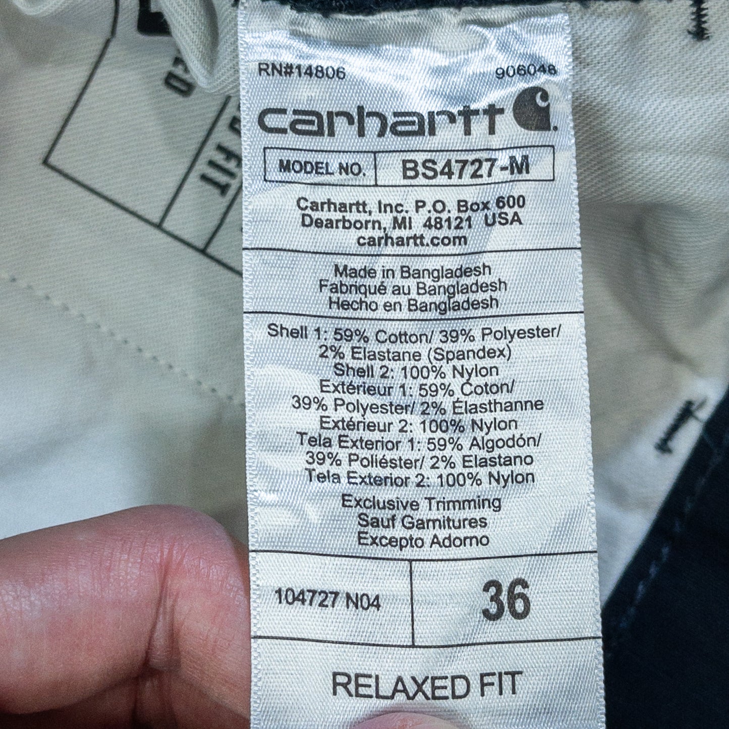 [メンズW35] 00年代 Carhartt/カーハート ショートパンツ ワークショーツ カーゴショーツ