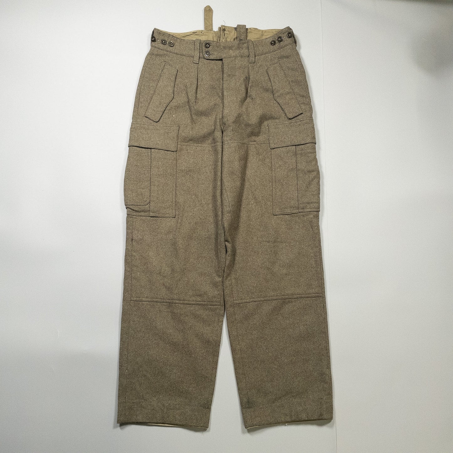 [メンズW30] 60年代 西ドイツ軍 ウールカーゴパンツ