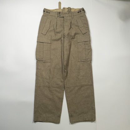 [メンズW30] 60年代 西ドイツ軍 ウールカーゴパンツ