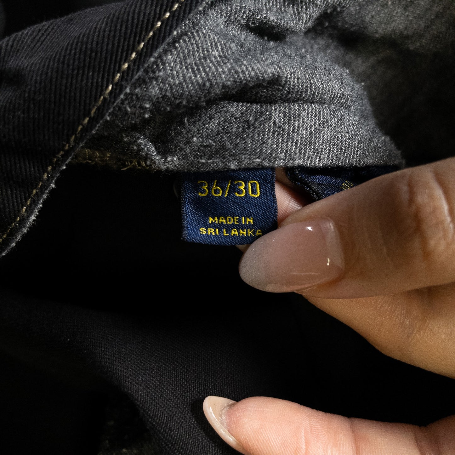 [メンズW34] 00年代 Polo Ralph Lauren/ポロラルフローレン チノパン 黒染め