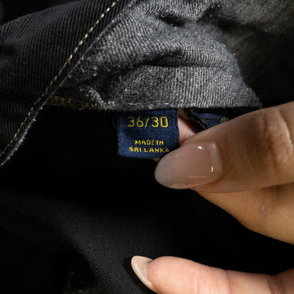 [メンズW34] 00年代 Polo Ralph Lauren/ポロラルフローレン チノパン 黒染め