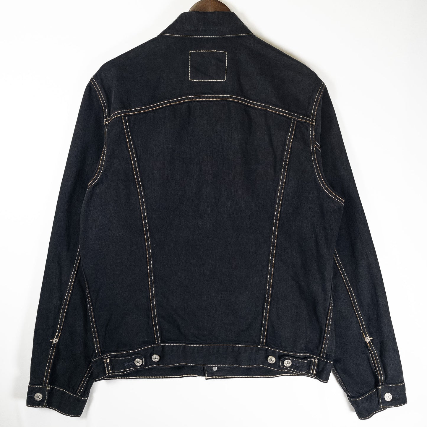 [メンズM] 00年代 Levi's/リーバイス Gジャン・デニムジャケット 黒染め